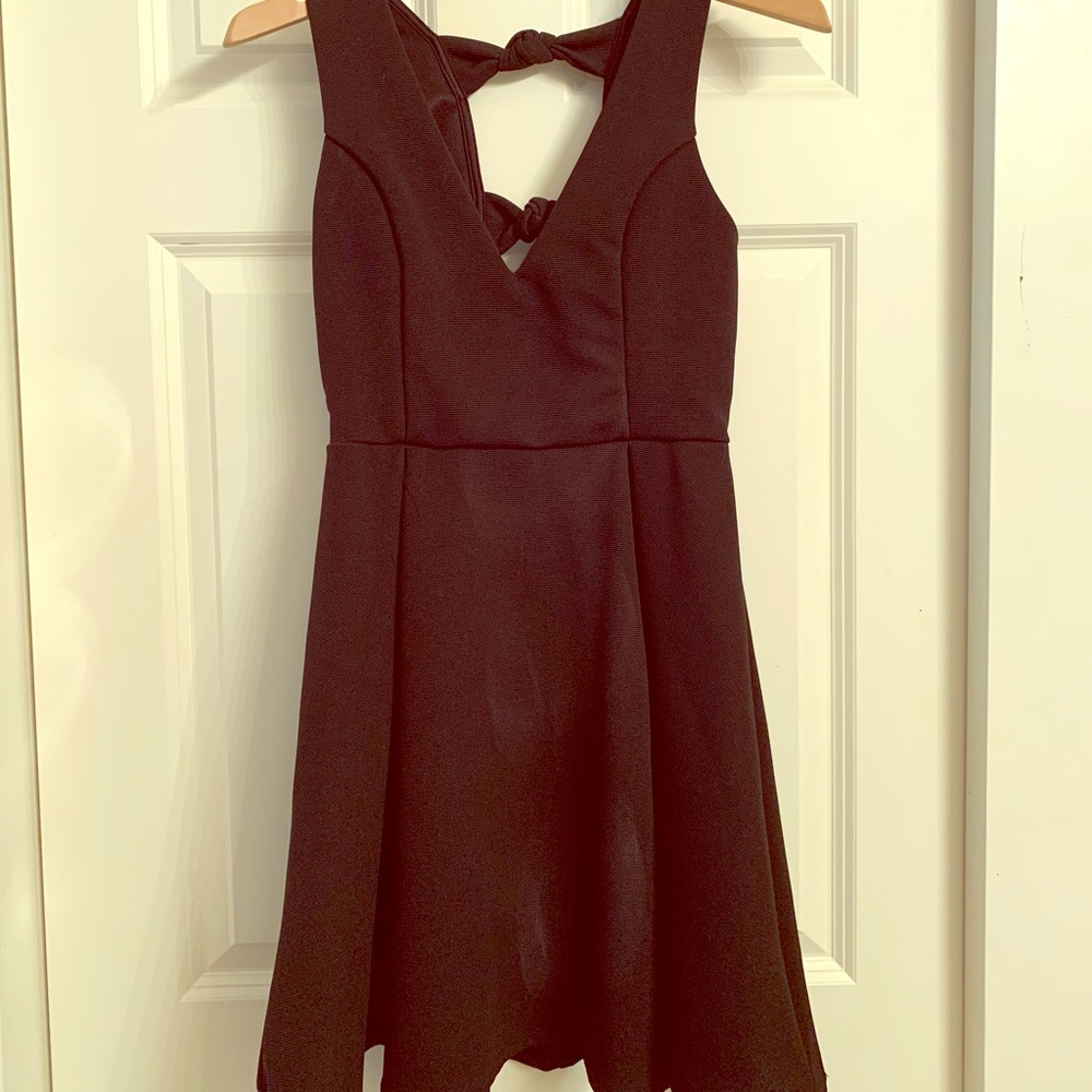 Little Black Bow Dress